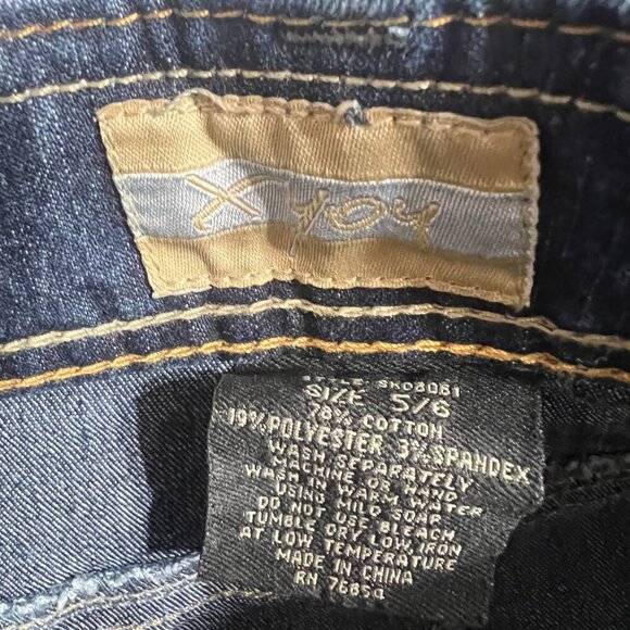 Vintage Y2K Denim Skirt Cute Western Style skirt with a tulip hem sz 5/6 - Picture 7 of 9